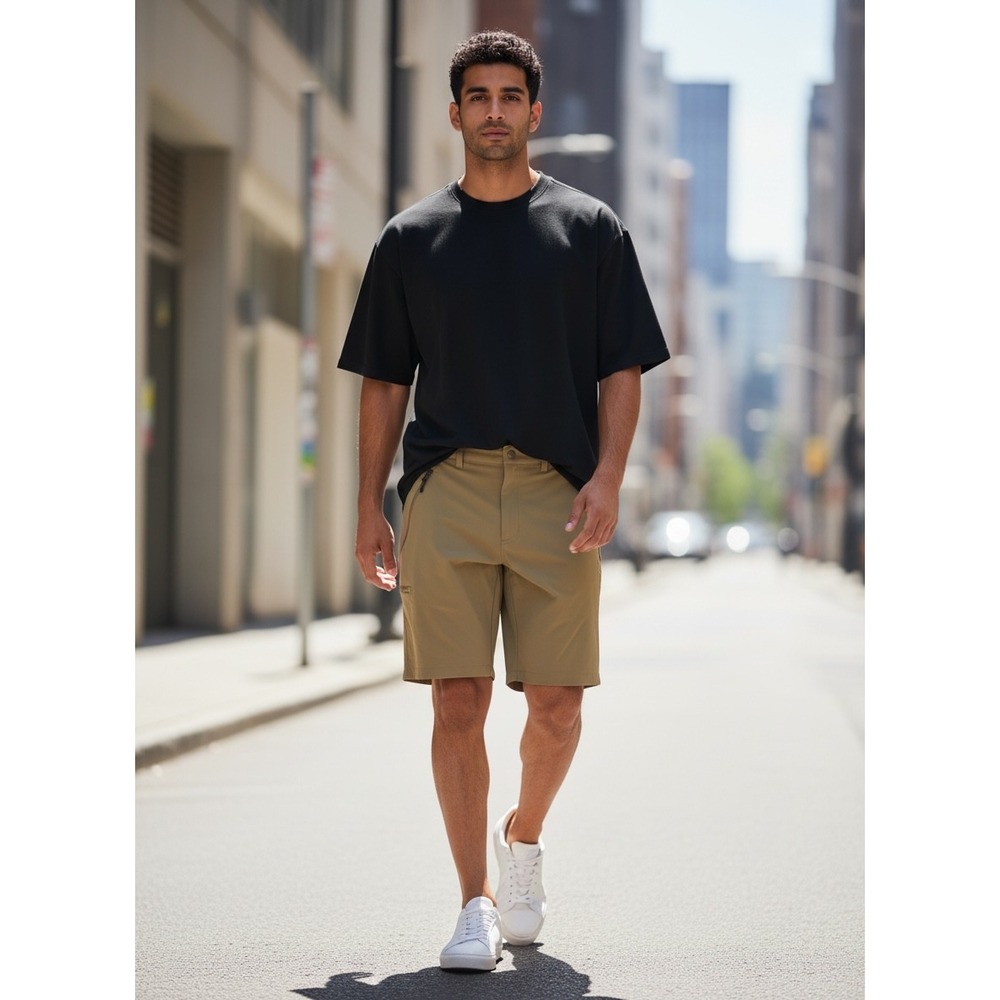 Columbia Mens Fir Ridge FS Shorts British Tan Omni-Shield UPF 50 size 32 Classic